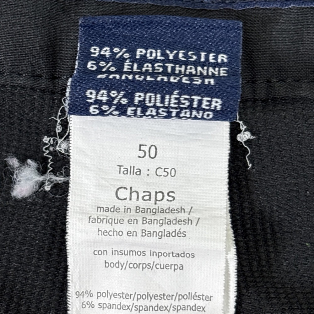 CHAPS Golf Mens Black Zip Pocket‎ Lightweight Performance 9" Ins Shorts Size 50 - Picture 9 of 10